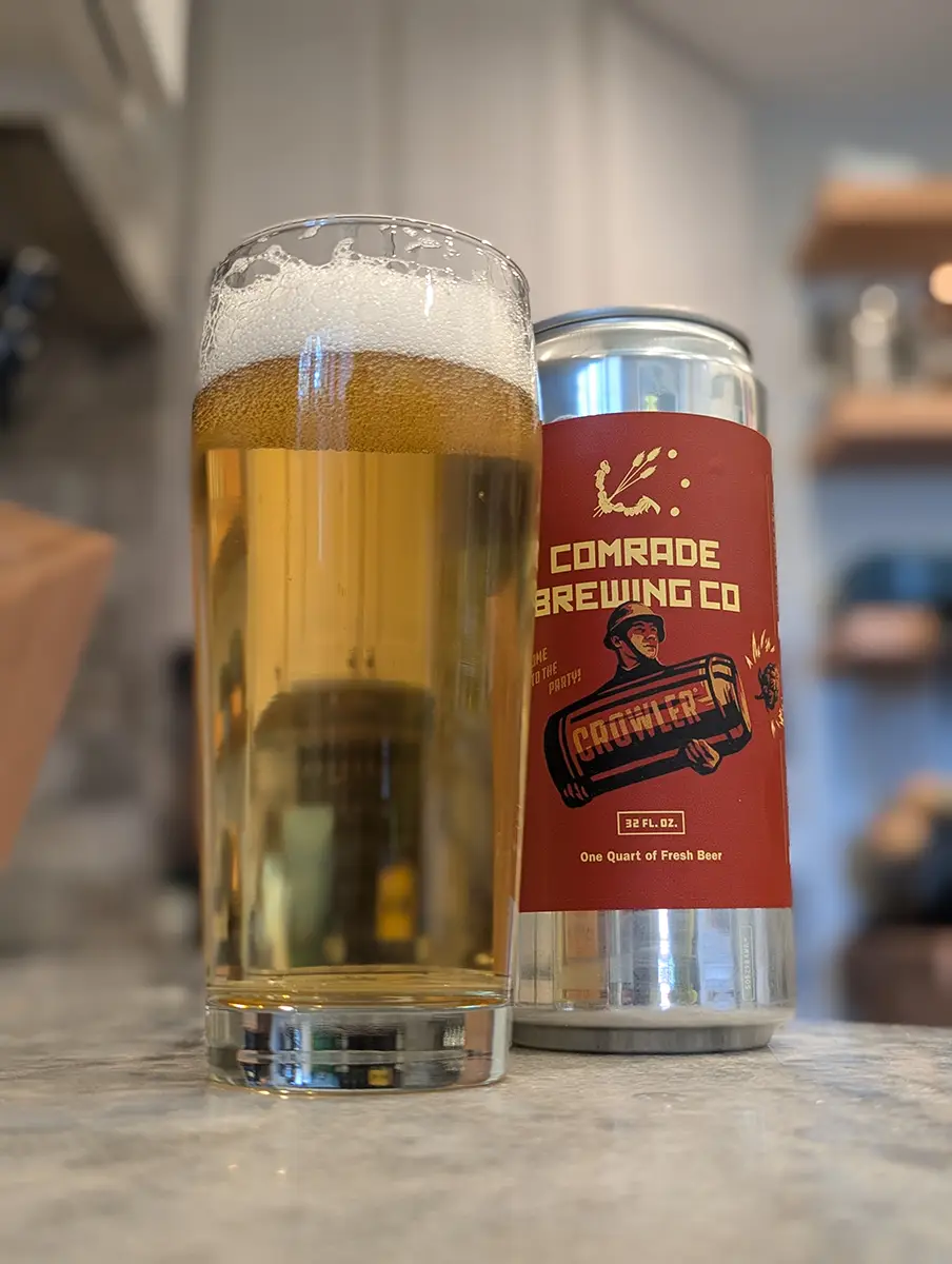 Two Turn West Coast Lager from Comrade Brewing