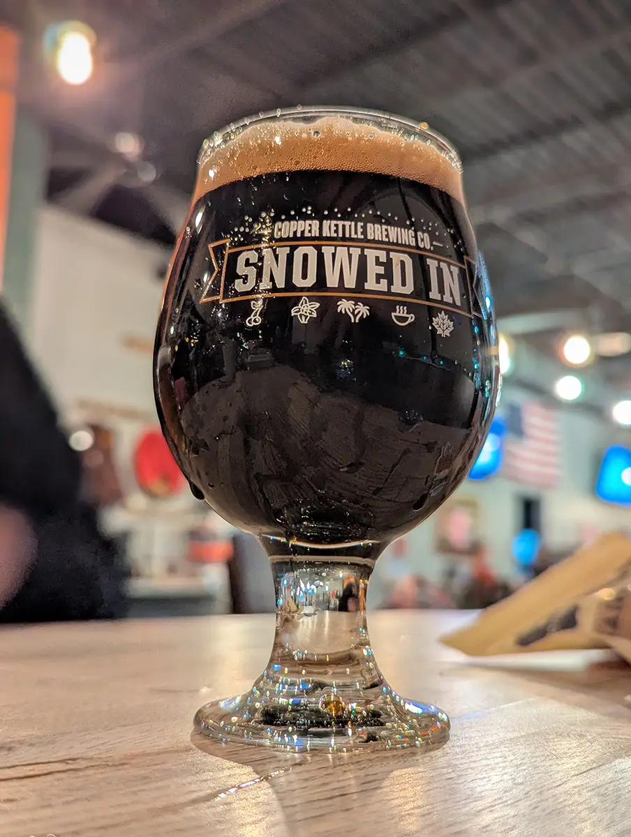 Copper Kettle Snowed In Mocha Imperial Oatmeal Stout