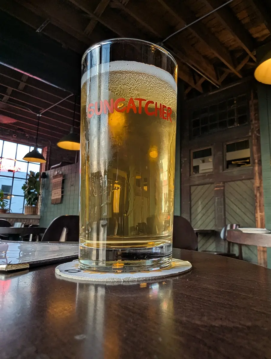 Pilsner at Suncatcher Brewing